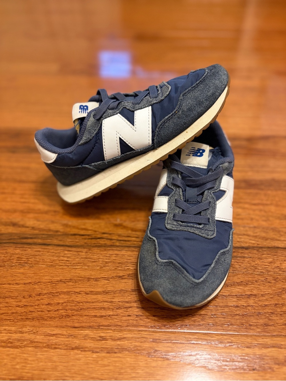 New Balance | Kids' Navy and White 237 Sneakers size 1